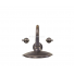 Mexican Shower Head and Faucets Cast Bronze  Apolo 